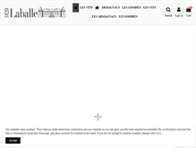 Tablet Screenshot of boutique.laballe.fr